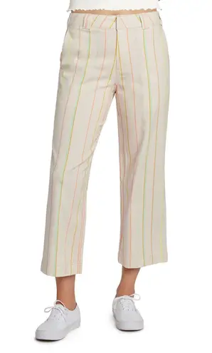 Dickies Workwear Dickies Girl Juniors’ Striped Cropped Work Pants
