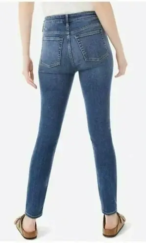 Free Assembly Size 8 Jeans The High Rise Skinny Blue Denim Organic Cotton Womens