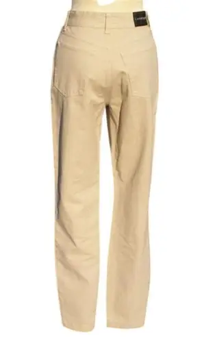 Cambio Body Jean Pant Tan sz 4/6 Straight Leg Higher waist 008500