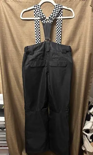 NWT Women's SMN Mountain Highland Winter Bibs Snow Pants Size Medium Black