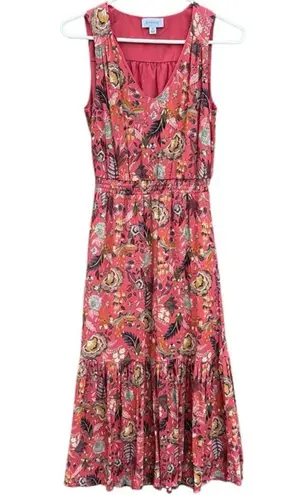 Evereve EUC Brielle Floral Sleeveless Midi
Dress Size XS