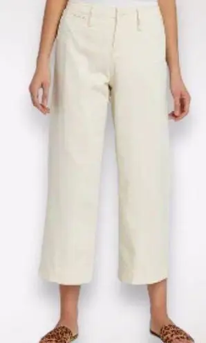 A New Day Wide Leg Cropped Pants High Rise Stretch 4