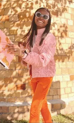 Bubblegum Leather Pink Textured Leather Jacket