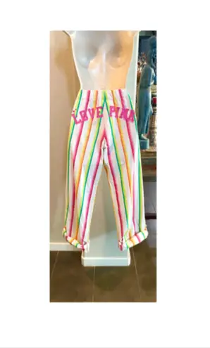 Victoria's Secret Pink Victoria’s Secret pajama pants w/ drawstring & adjustable length pant legs. Sz XS 