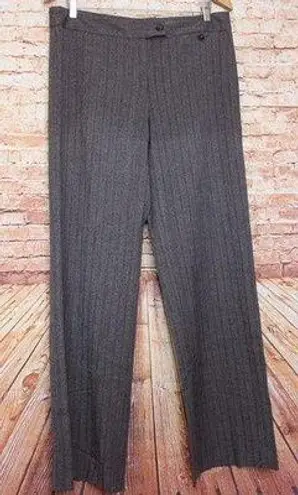 Alfani | Grey/Gold Pinstripe Chevron Trousers