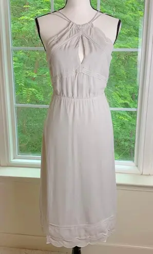 Elliatt Size XS Taupe Elation Ruffle Midi Dress