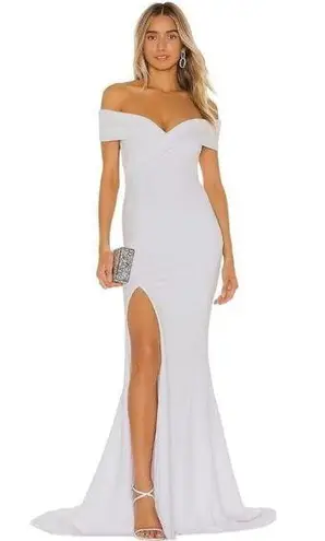 Nookie Neptune Gown in White XSmall New Womens Long Formal Maxi Dress