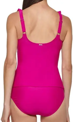 DKNY ruffle tankini Two Piece Swimsuit Bathing Suit