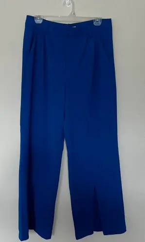 Blue Trouser Pant's Womens Juniors Size 9 Career Office Professional Flare