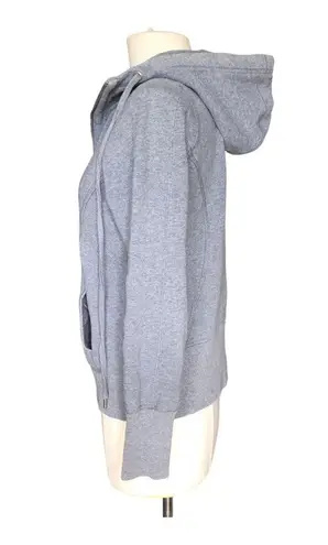 Zella  Women’s 2 Piece Athleisure Hoodie Zipper Wide Leg Light Gray Set Small