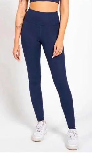 Girlfriend Collective Compressive High Rise Full Length Legging in Midnight XXS