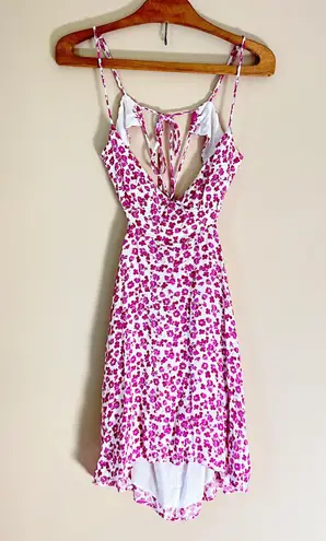 Boutique Sky To Moon Floral Cut Out Mini Dress