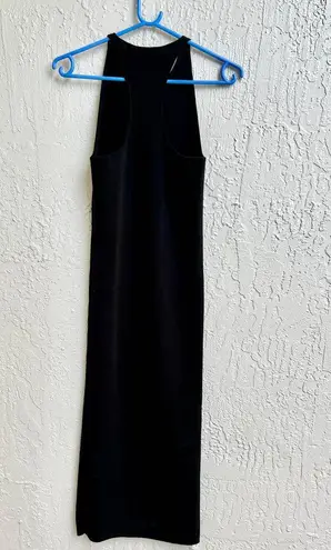 A.L.C. NWT Sleeveless Marc Rib Knit Racerback Midi Dress Black Women's Size Small