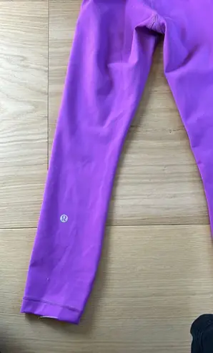 Lululemon bright purple  leggings