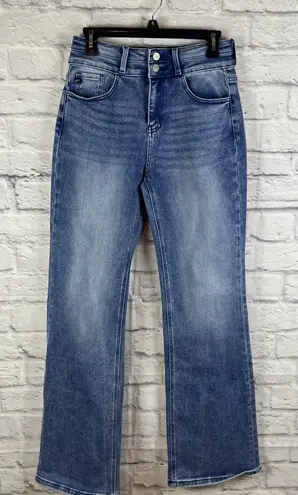 Kancan Onyx Casual Medium Wash High Rise Holly Flare Jeans Size 7/27 Blue