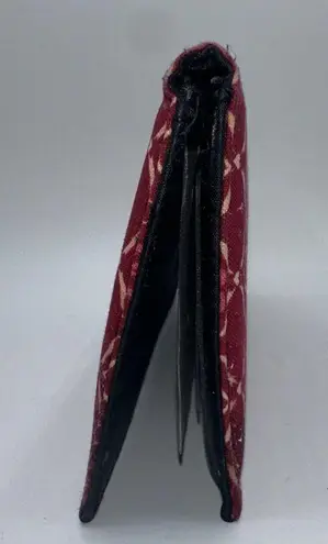 Longaberger Basket Checkbook Cover Blushing Hearts Fabric Sisters Wallet