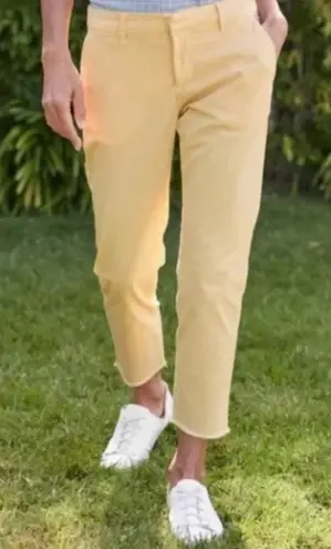 Frank & Eileen Wicklow Italian Chino Pants Light Yellow Size 6
