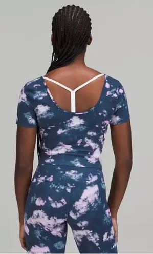 Lululemon  Align Tee Navy & Pink Tie Dye 4 - Image 6