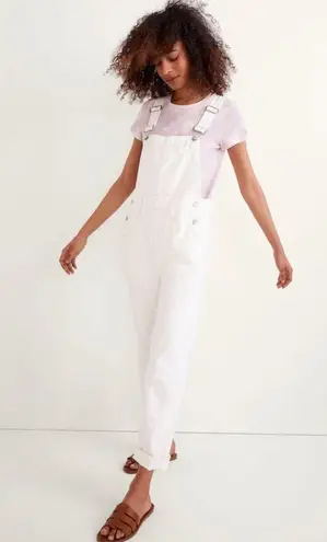 Madewell  Straight Leg Overalls in Tile White