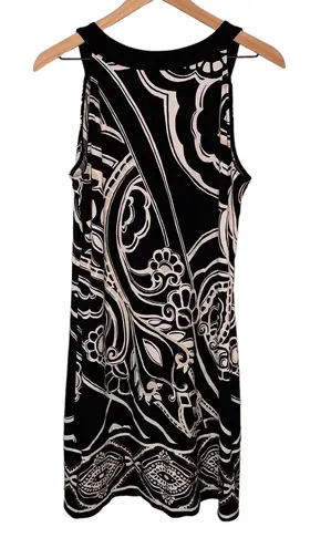 White House | Black Market  Floral Design Pattern Sleeveless Knee Length Midi Dress