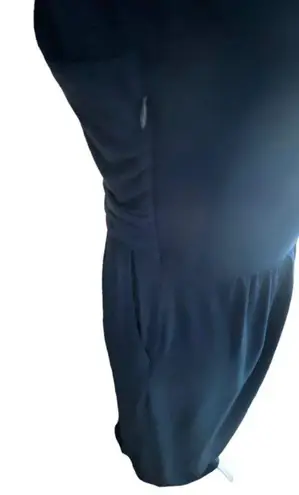 Grace Karin Beautiful blue maxi dress, long sleeves, ruched waist for s