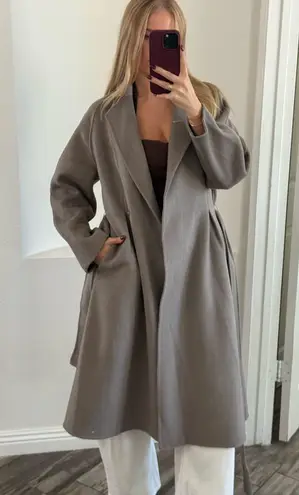 A.DEER grey beige women’s coat Gray