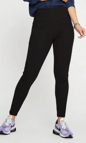 Betabrand Power Down Pants Black Drawstring Career Casual Small S