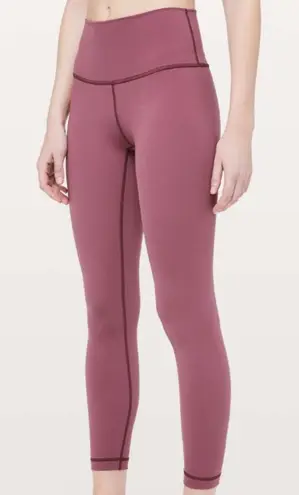 Lululemon  Wunder Under High-Rise 7/8 Tight Full-On Luxtreme 25" Misty Merlot - Image 1