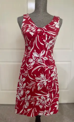 Jones New York Floral Red Dress