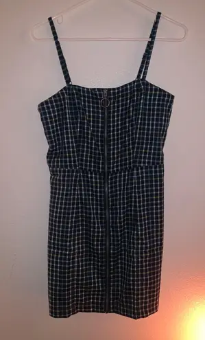 Aeropostale Plaid Zip Front Dress 