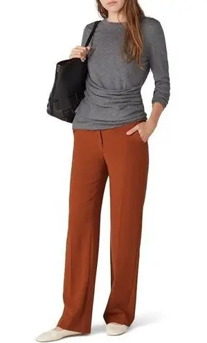 Derek Lam Collective Grey Drape Front Sweater Size: XL