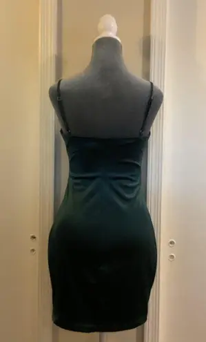 All in Favor 🩶 Spaghetti Strap Satin Cocktail Pencil Dress