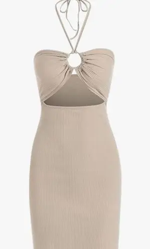 Zaful  Midi Halter Cut Out Dress NWT