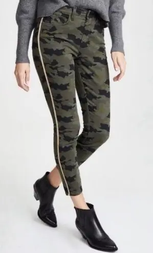 L'Agence L’ AGENCE Margot High Rise Camo with Gold Stripe Skinny Jeans Size 28