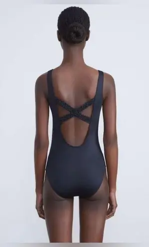 Lafayette 148 NWT L148 SWIM ONE-PIECE Deep Basil Size XL