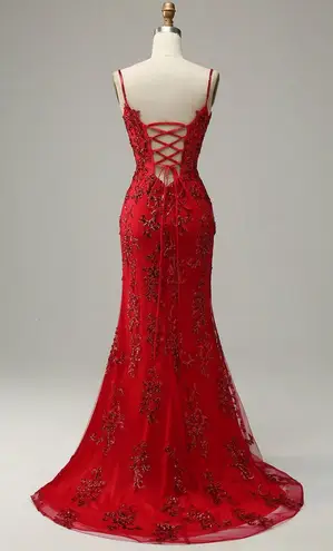 Red Prom Dress Size 10