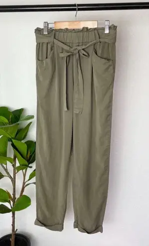 Thread and Supply Paperbag Straight Leg Pants