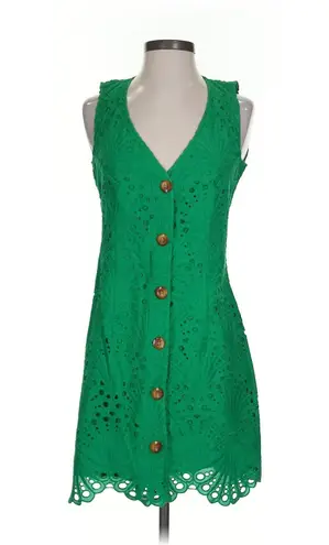ANDIE The Navarino Dress in Eyelet Emerald Green S NWT