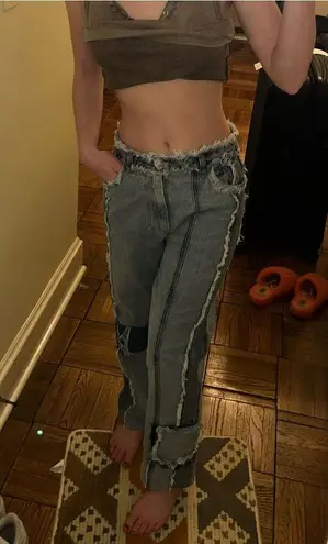 Maniere De Voir Maniere de vior Eiffel Tower jeans