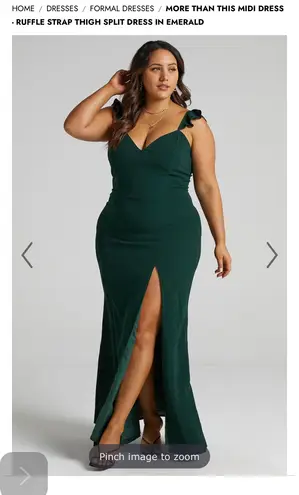 Showpo Emerald Green Dress