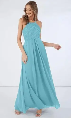 Azazie Ginger Bridesmaid Dress Caribbean Blue Size A4 - $45 - From Rachael