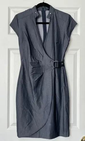Sharagano Tailored Wrap-Front Dress - Size 4