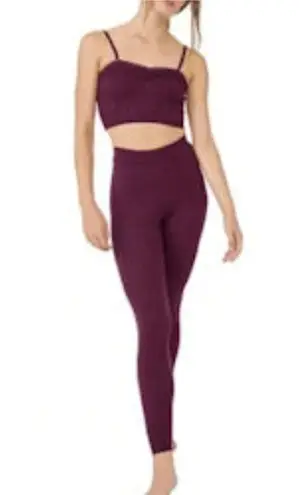 Free People  Women's Morning Light Sleeveless Loungewear Set Wine Purple Size XS - Image 4