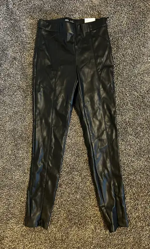 ZARA Faux Leather Pants