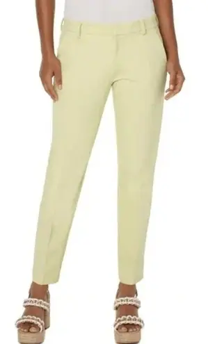 Liverpool Kelsey Trouser Ankle Ponte Pant Size 10 / 30 Petite Lemongrass NWT