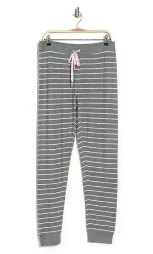 P.J. Salvage ππ Pajama Pants ~ Striped Print Heather Grey Medium M NWT