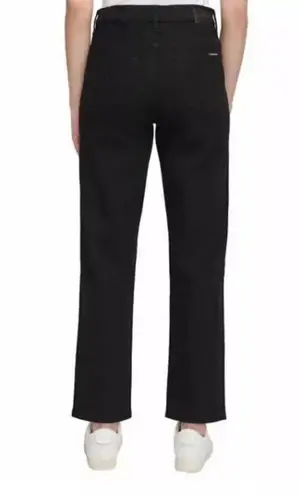 Calvin Klein  Women's Straight Leg Jeans In Jet Black Size 14 New With Tags