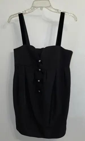 ZARA NWT  Black Jewel Strappy Mini Dress M