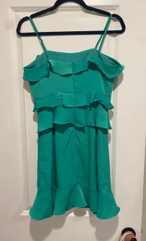 idem Ditto Idea Ditto Green Ruffle Dress