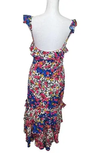 Majorelle  Womens Nolita Midi Floral Dress in Patchwork Multi Size XL New  NWT